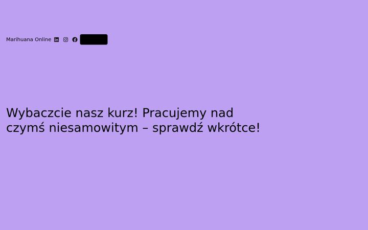 Skærmbillede af marihuanaonline.pl