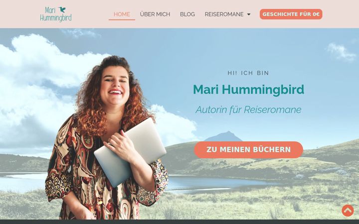 Screenshot of marihummingbird.de