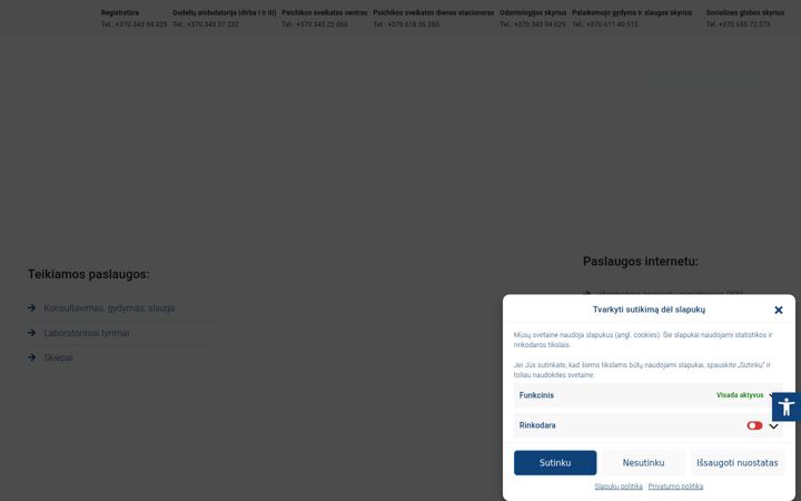 Screenshot of marijampolespspc.lt