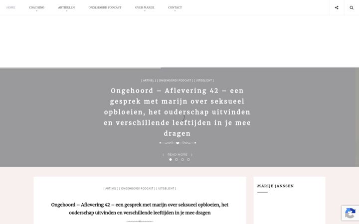 Screenshot of marijejanssen.nl