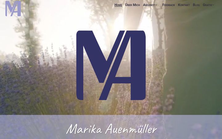 Captura de pantalla de marikaauenmueller.de