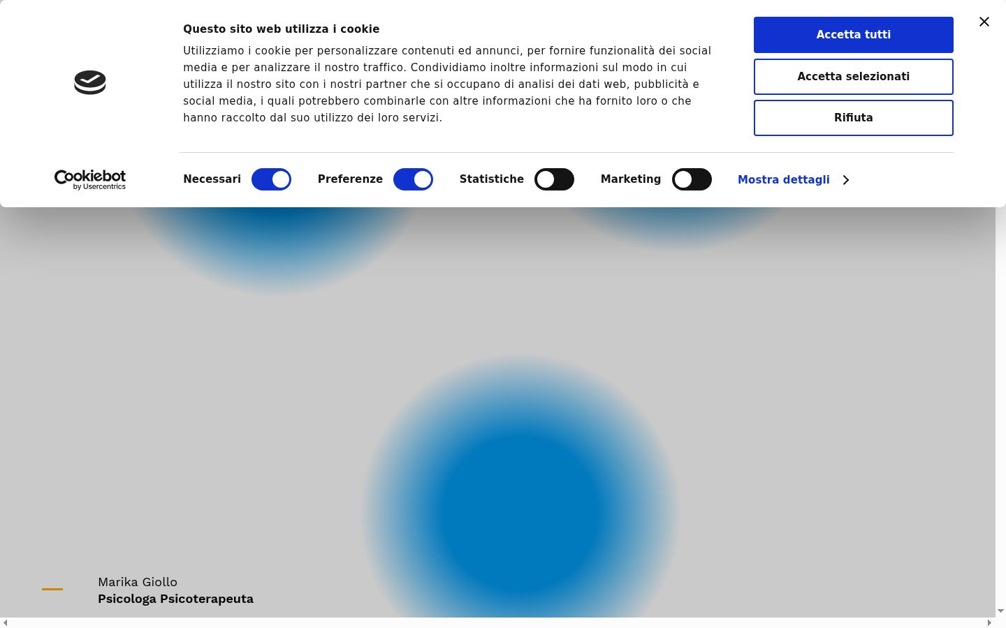 Capture d'écran de la bannière de consentement affichée avant toute interaction
