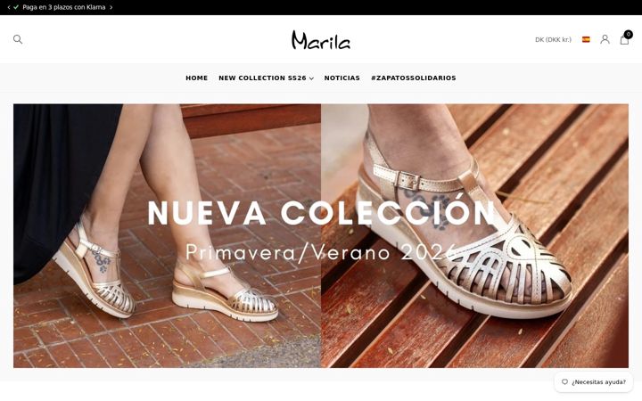 Screenshot of marilashoes.com