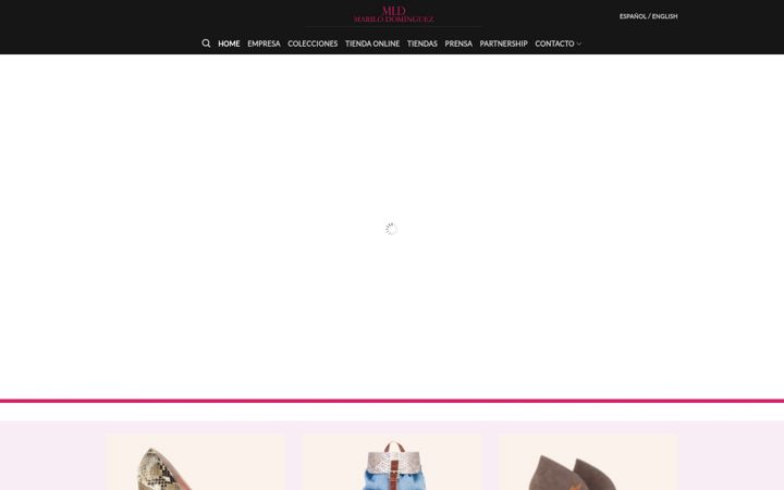 Screenshot of marilodominguez.com
