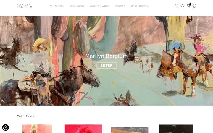 Screenshot of marilynborglum.com