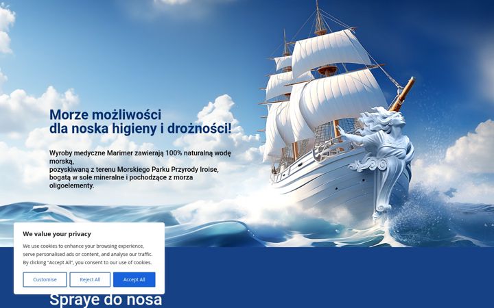 Screenshot of marimer.pl