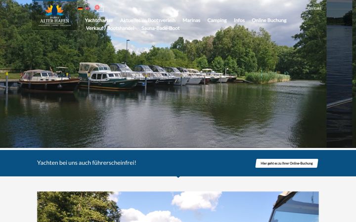 Screenshot of marina-alter-hafen.de