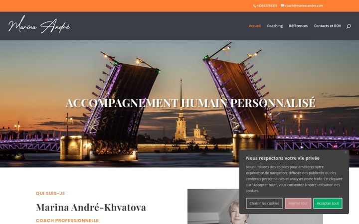 Screenshot of marina-andre.com
