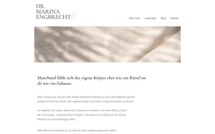 Screenshot of marina-engbrecht.de