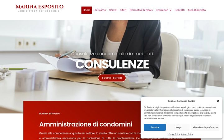 Screenshot of marina-esposito.it