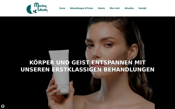 Screenshot of marina-litwin.de