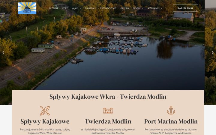 Screenshot of marina-modlin.pl