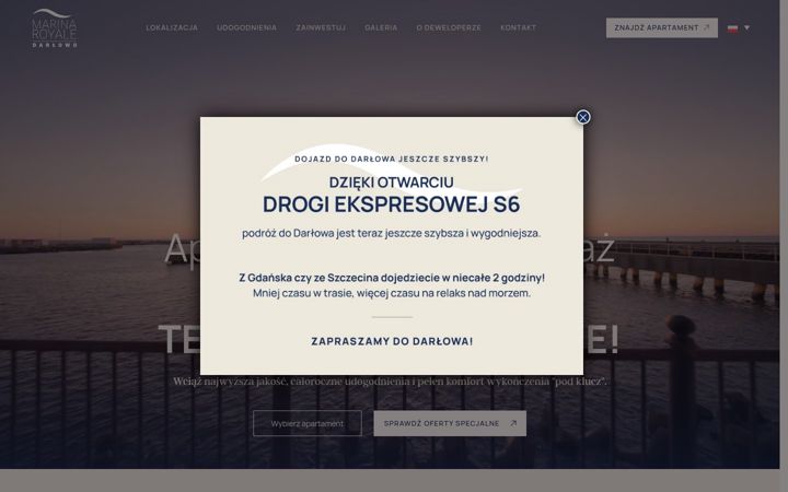 Screenshot of marina-royale.pl