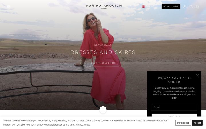Screenshot of marinaanouilh.com