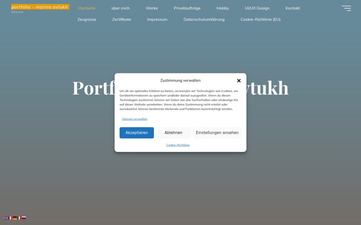 Screenshot of marinaavtukh.de