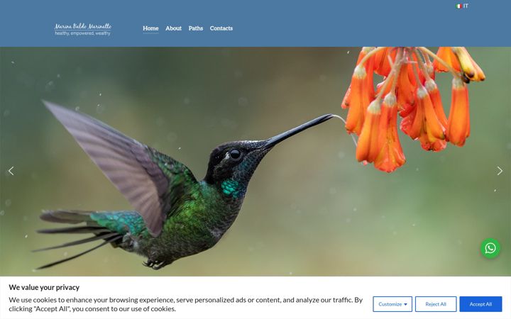 Screenshot of marinabaldomarinatto.it