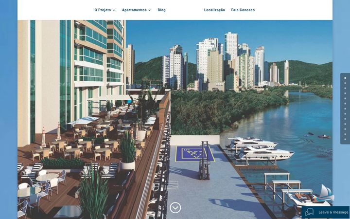 Screenshot of marinabeachtowers.com.br