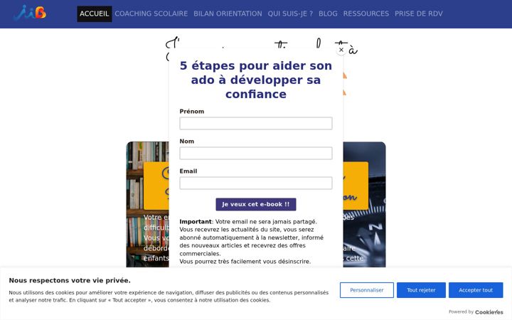 Screenshot of marinabredy.com