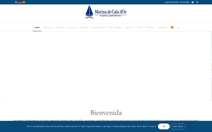 Screenshot of marinacalador.es