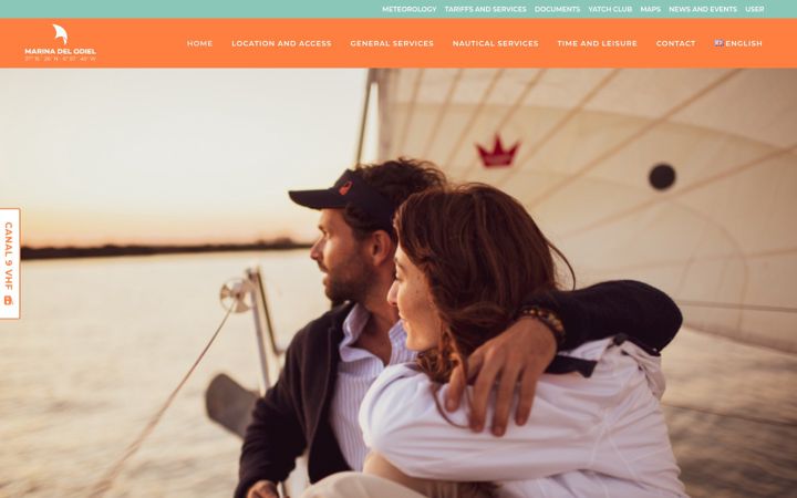 Screenshot of marinadelodiel.es