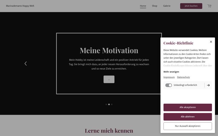 Screenshot of marinademareshoppywelt.de