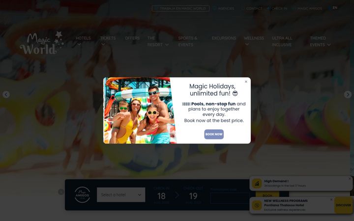 Screenshot of marinador.com