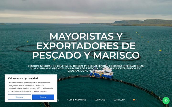 Screenshot of marinafishexport.es