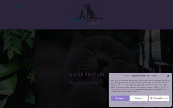Screenshot of marinagardemonchat.fr