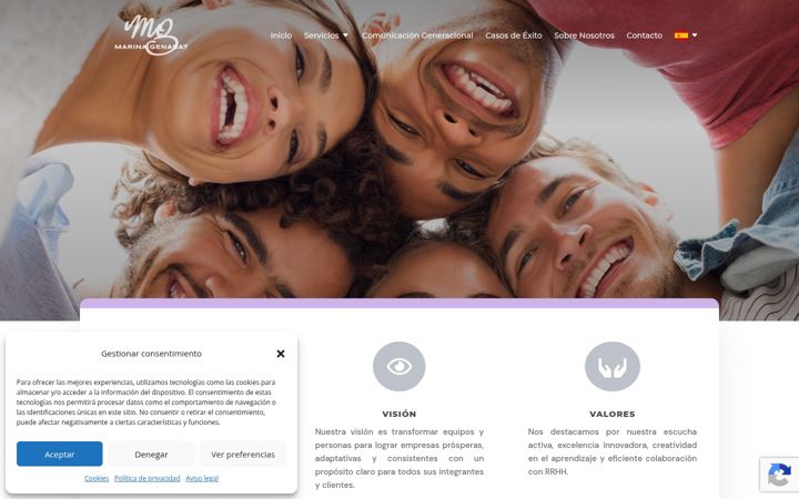 Screenshot of marinagenabat.com
