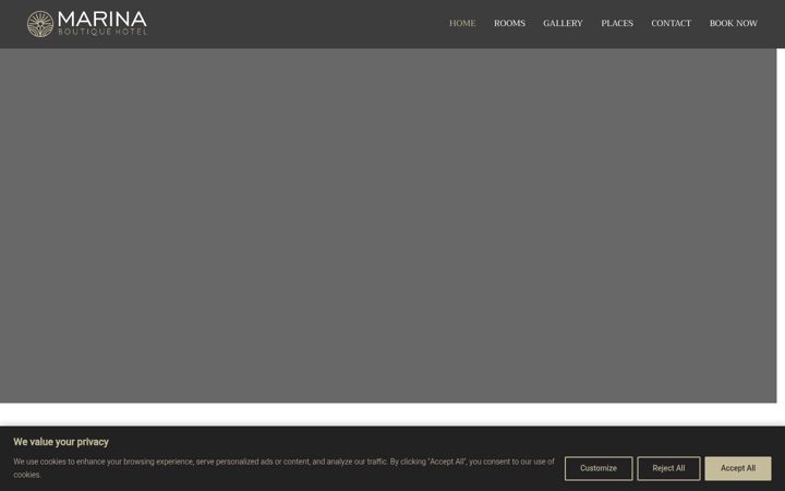 Screenshot of marinahotelcorfu.com
