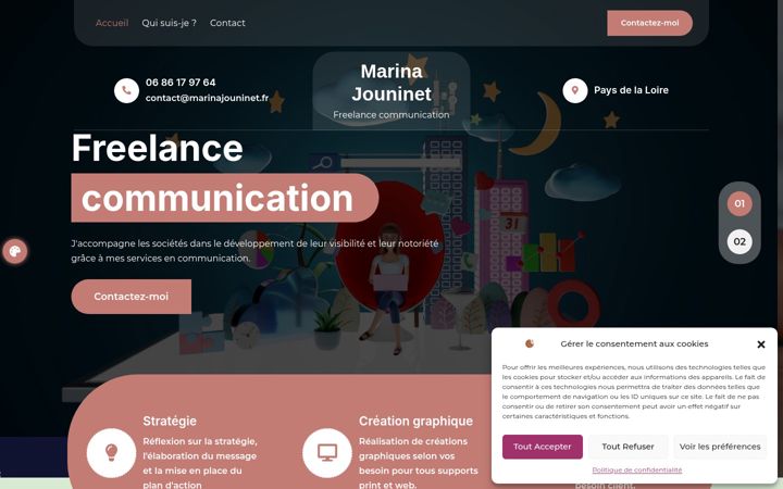 Screenshot of marinajouninet.fr