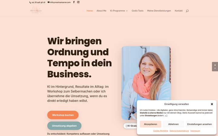 Screenshot of marinamarrer.com
