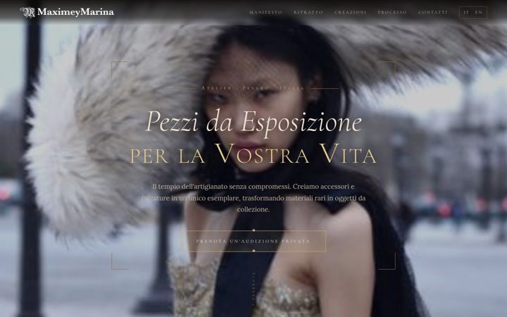 Screenshot of marinamaximey.com