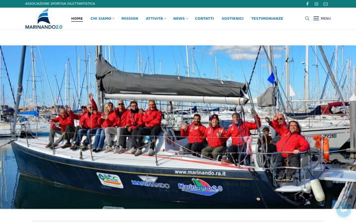 Screenshot of marinandoduepuntozero.it