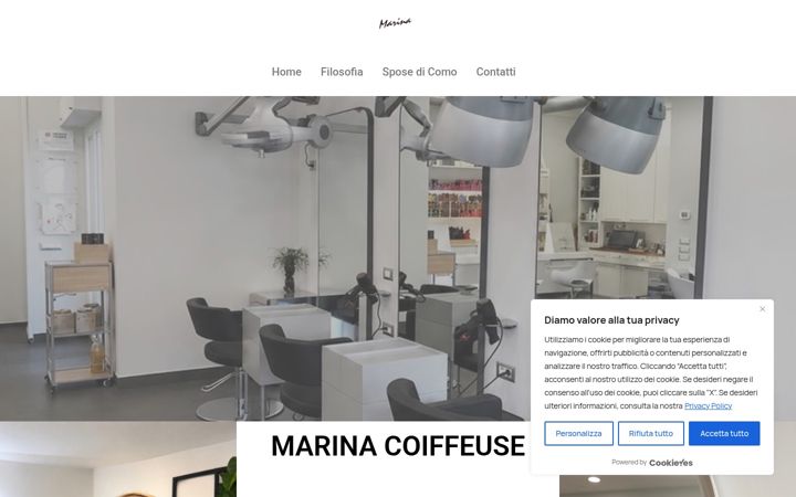 Screenshot of marinanoli.it