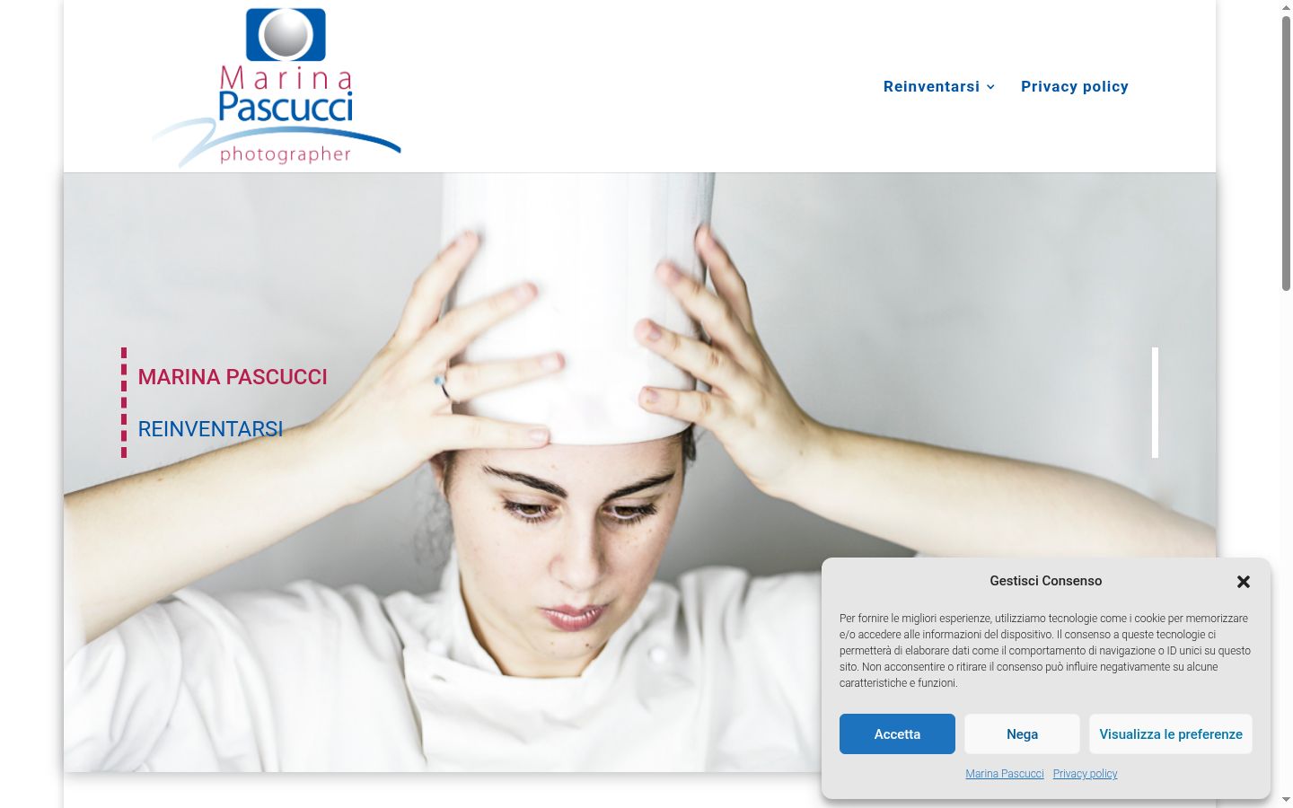 Captura de pantalla del banner de consentimiento mostrado antes de cualquier interacción