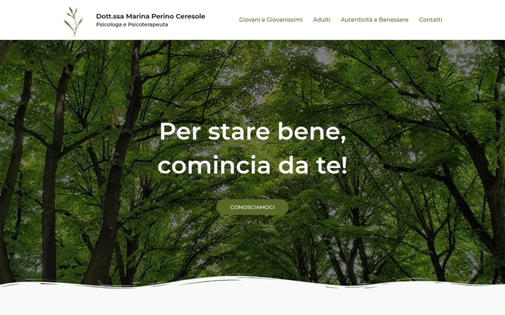 Screenshot of marinaperinoceresole.it