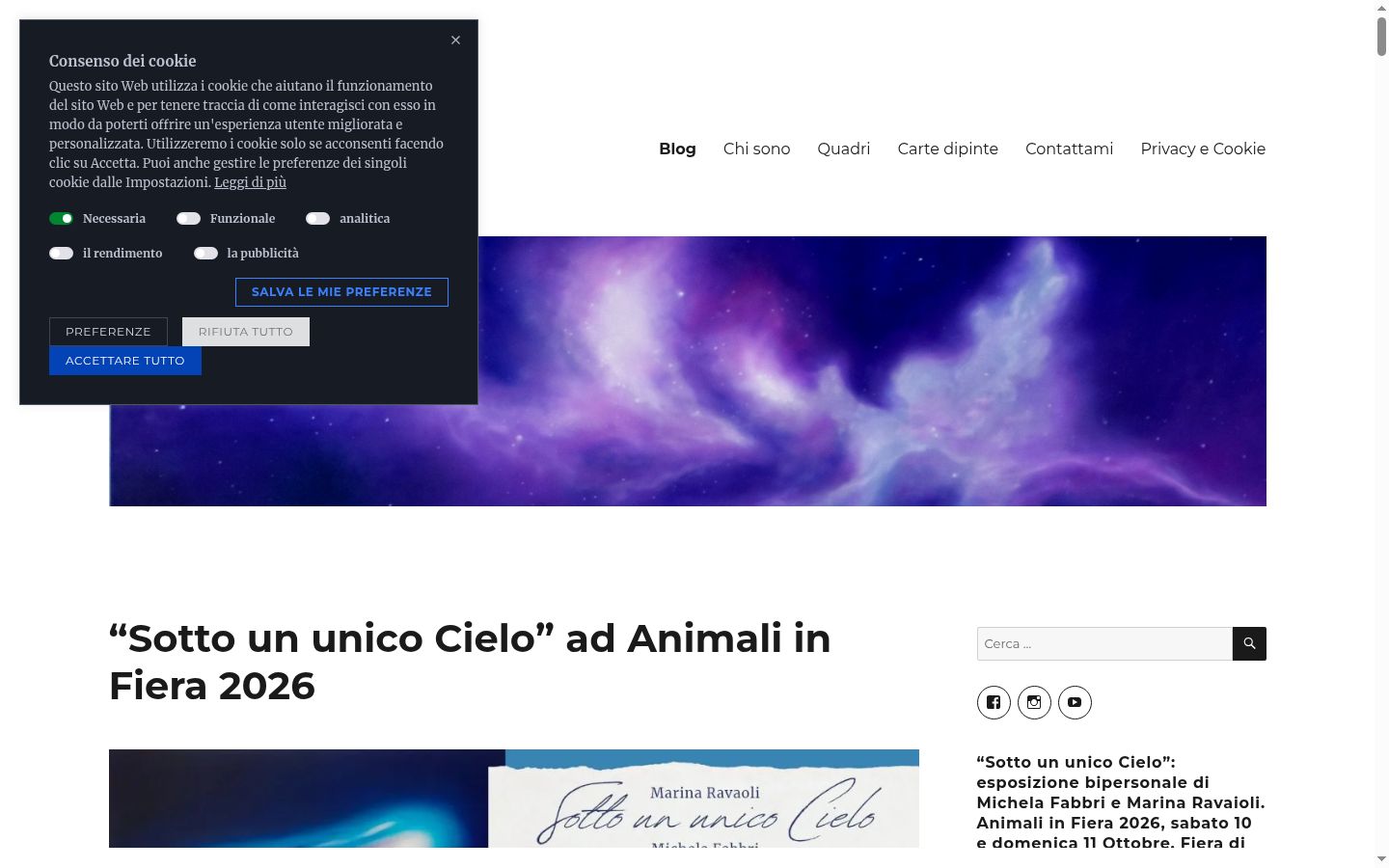Screenshot tal-banner tal-kunsens muri qabel kwalunkwe interazzjoni