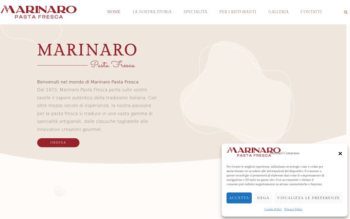 Screenshot of marinaropasta.com