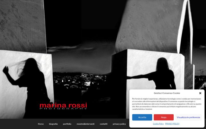 Screenshot of marinarossiphoto.it