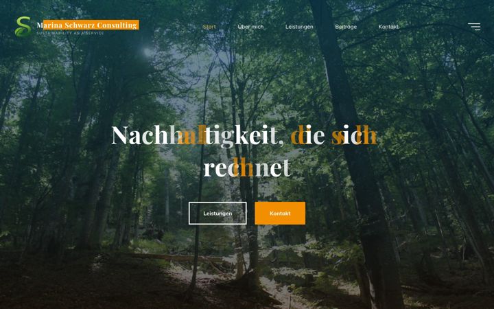 Screenshot of marinaschwarz.de