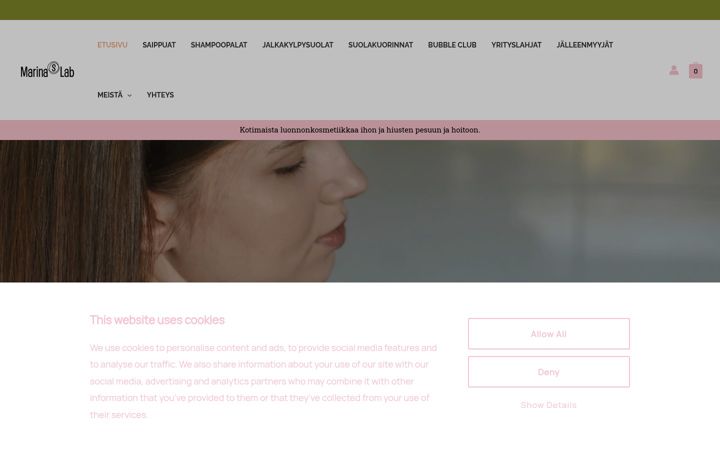 Screenshot of marinaslab.fi