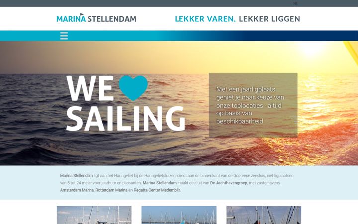 Screenshot of marinastellendam.nl