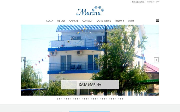 Screenshot of marinaturism.ro