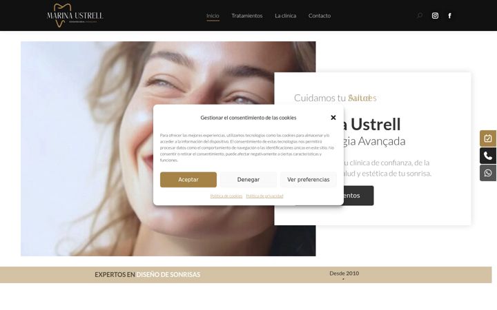 Screenshot of marinaustrell.com
