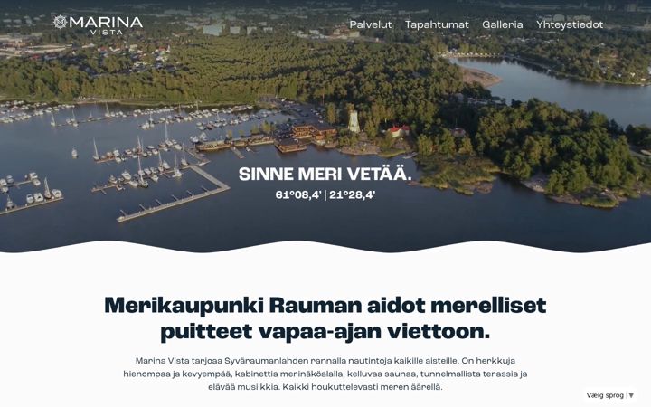 Screenshot of marinavista.fi