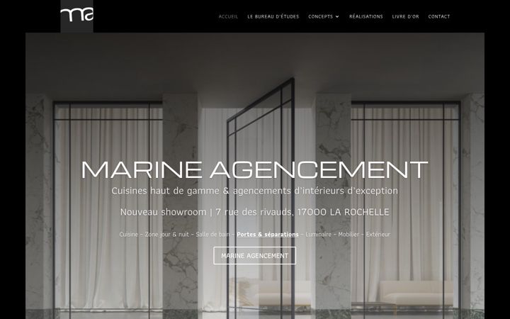 Screenshot of marineagencement.com
