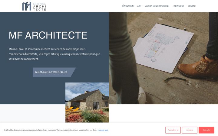 Screenshot of marinearchitecte.fr