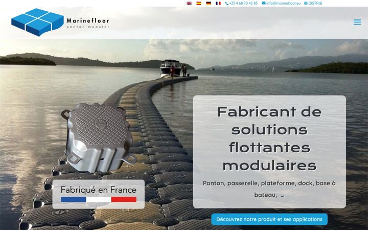 Screenshot of marinefloor.fr
