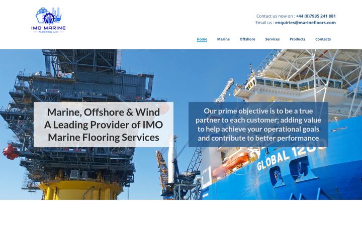 Screenshot of marinefloors.com